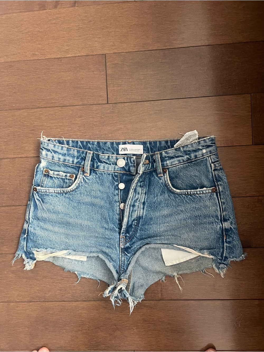 Zara denim shorts